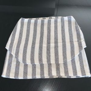 Tobi Striped Tier Skirt NWT